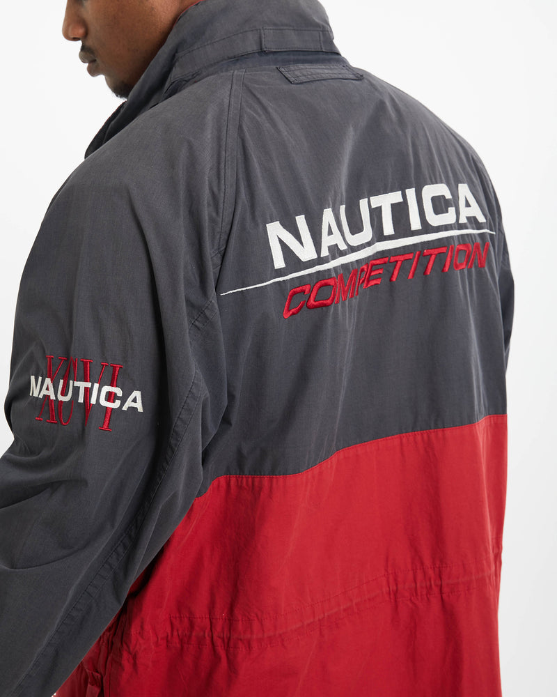 Vintage 90s Nautica Competition Windbreaker Jacket <br>XL , The Real Deal , newtown, sydney, australia, thrift store, opshop, preloved, secondhand, sustainable, retro, antique, 70s, 80s, 90s, 2000s, 00s, fashion, clothing, streetwear, trendy, garment, style, boutique, store, shop, archive, sale, cheap, best, top