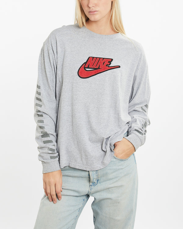 Vintage Nike Long Sleeve Tee <br>M , The Real Deal , newtown, sydney, australia, thrift store, opshop, preloved, secondhand, sustainable, retro, antique, 70s, 80s, 90s, 2000s, 00s, fashion, clothing, streetwear, trendy, garment, style, boutique, store, shop, archive, sale, cheap, best, top