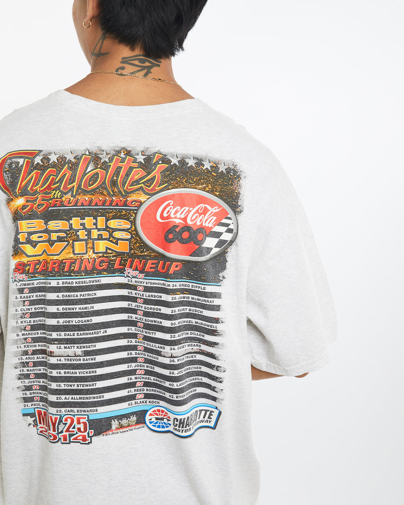 Vintage Charlotte Motor Speedway Racing Tee <br>XXL , The Real Deal , newtown, sydney, australia, thrift store, opshop, preloved, secondhand, sustainable, retro, antique, 70s, 80s, 90s, 2000s, 00s, fashion, clothing, streetwear, trendy, garment, style, boutique, store, shop, archive, sale, cheap, best, top