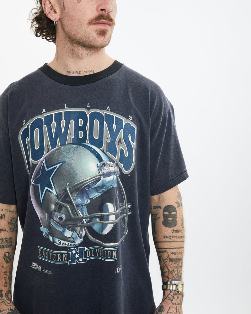 Vintage 1992 NFL Dallas Cowboys Tee <br>L , The Real Deal , newtown, sydney, australia, thrift store, opshop, preloved, secondhand, sustainable, retro, antique, 70s, 80s, 90s, 2000s, 00s, fashion, clothing, streetwear, trendy, garment, style, boutique, store, shop, archive, sale, cheap, best, top