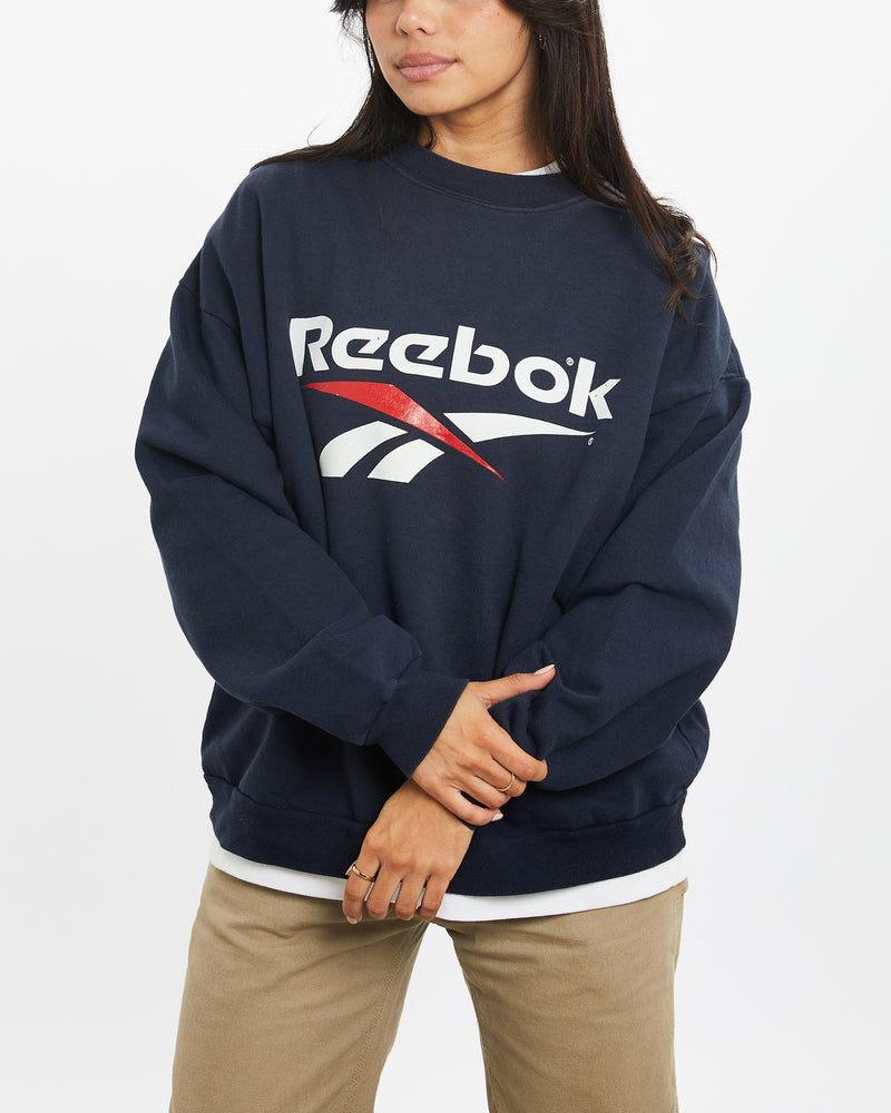 Vintage Reebok Sweatshirt <br>XS , The Real Deal , newtown, sydney, australia, thrift store, opshop, preloved, secondhand, sustainable, retro, antique, 70s, 80s, 90s, 2000s, 00s, fashion, clothing, streetwear, trendy, garment, style, boutique, store, shop, archive, sale, cheap, best, top