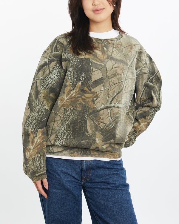 Vintage 90s Realtree Camo Sweatshirt <br>S , The Real Deal , newtown, sydney, australia, thrift store, opshop, preloved, secondhand, sustainable, retro, antique, 70s, 80s, 90s, 2000s, 00s, fashion, clothing, streetwear, trendy, garment, style, boutique, store, shop, archive, sale, cheap, best, top