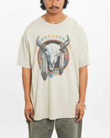 Vintage 90s Bobby D's Bull Skull Tee <br>XL