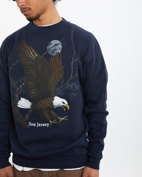 Vintage 90s Wildlife Eagle Sweatshirt <br>M