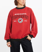 Vintage 90s NCAA Wisconsin Badgers Sweatshirt <br>M