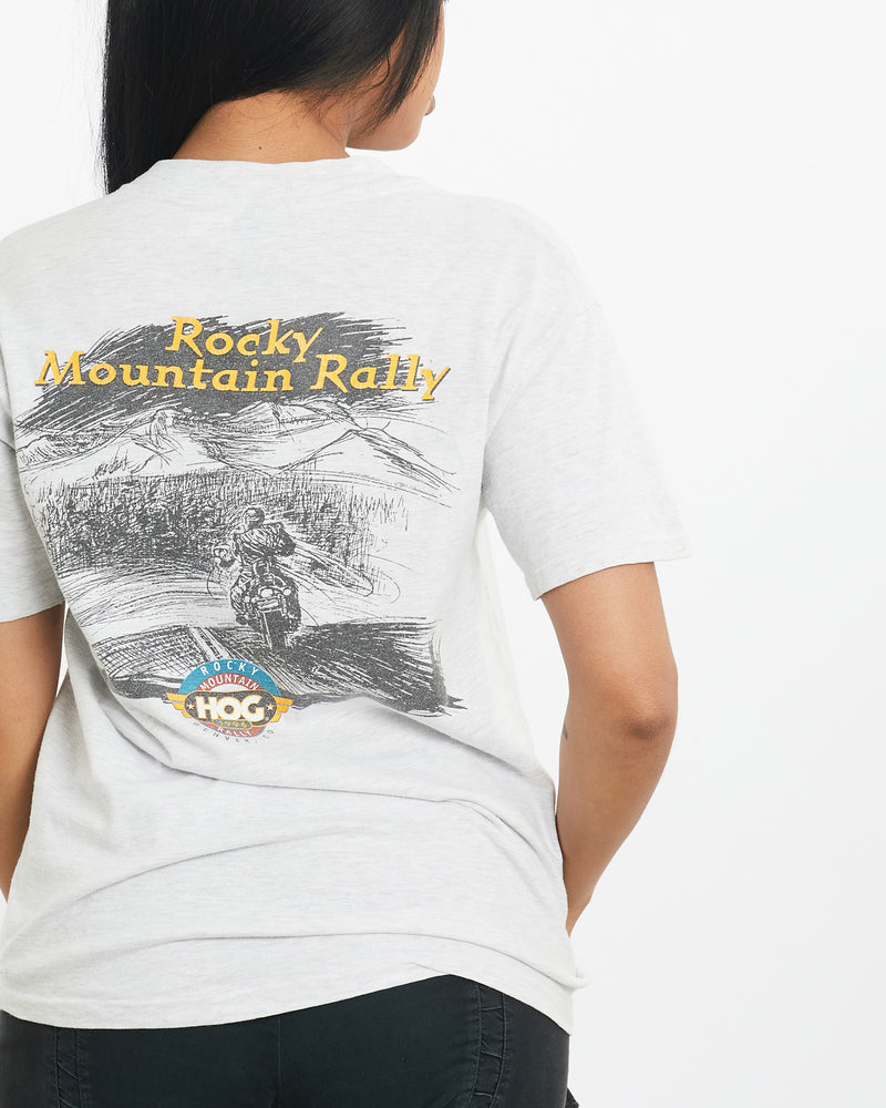 Vintage 1996 Harley Davidson Rocky Mountain HOG Rally Tee <br>S