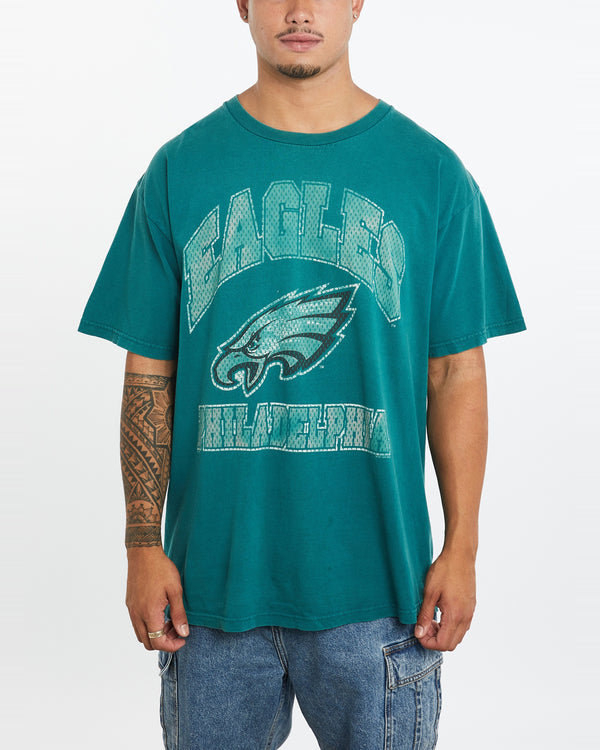 Vintage 1998 NFL Philadelphia Eagles Tee <br>XL , The Real Deal , newtown, sydney, australia, thrift store, opshop, preloved, secondhand, sustainable, retro, antique, 70s, 80s, 90s, 2000s, 00s, fashion, clothing, streetwear, trendy, garment, style, boutique, store, shop, archive, sale, cheap, best, top