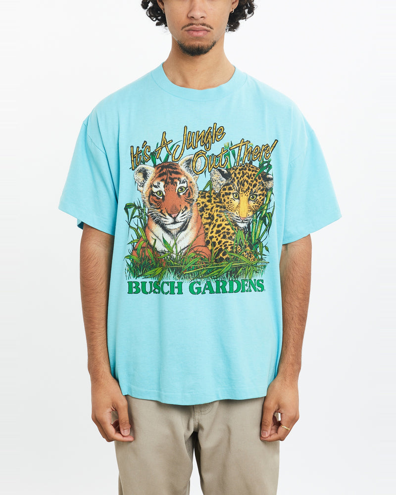 Vintage 1986 Busch Gardens Wildlife Tee <br>M , The Real Deal , newtown, sydney, australia, thrift store, opshop, preloved, secondhand, sustainable, retro, antique, 70s, 80s, 90s, 2000s, 00s, fashion, clothing, streetwear, trendy, garment, style, boutique, store, shop, archive, sale, cheap, best, top