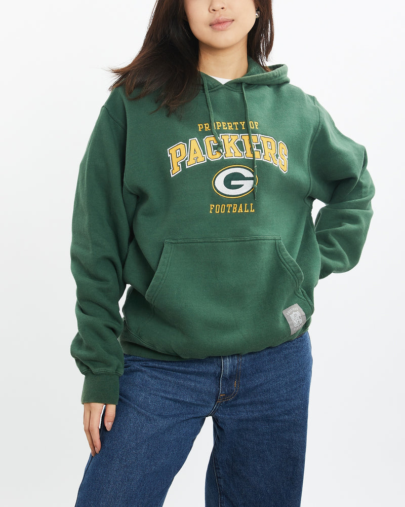 Vintage NFL Green Bay Packers Hooded Sweatshirt <br>S , The Real Deal , newtown, sydney, australia, thrift store, opshop, preloved, secondhand, sustainable, retro, antique, 70s, 80s, 90s, 2000s, 00s, fashion, clothing, streetwear, trendy, garment, style, boutique, store, shop, archive, sale, cheap, best, top