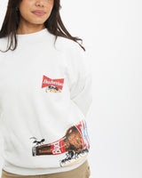 Vintage 1995 Budweiser Sweatshirt <br>XS , The Real Deal , newtown, sydney, australia, thrift store, opshop, preloved, secondhand, sustainable, retro, antique, 70s, 80s, 90s, 2000s, 00s, fashion, clothing, streetwear, trendy, garment, style, boutique, store, shop, archive, sale, cheap, best, top