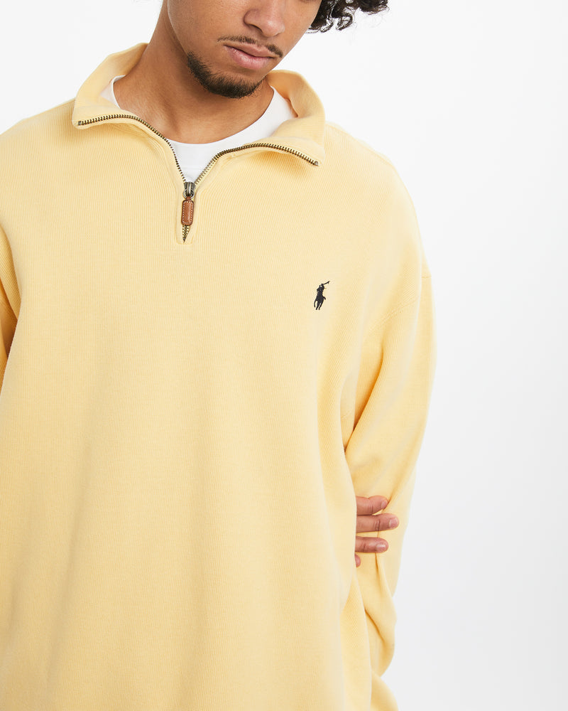 Vintage 90s Polo Ralph Lauren Quarter Zip Sweater <br>L