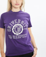 Vintage 80s University No Respect Tee <br>XS