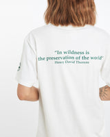 Vintage 90s Wolf National Park Wildlife Tee <br>M