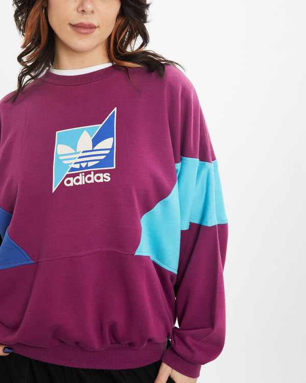 Vintage 90s Adidas Sweatshirt <br>L , The Real Deal , newtown, sydney, australia, thrift store, opshop, preloved, secondhand, sustainable, retro, antique, 70s, 80s, 90s, 2000s, 00s, fashion, clothing, streetwear, trendy, garment, style, boutique, store, shop, archive, sale, cheap, best, top