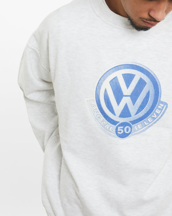 Vintage 90s Volkswagen Sweatshirt <br>M , The Real Deal , newtown, sydney, australia, thrift store, opshop, preloved, secondhand, sustainable, retro, antique, 70s, 80s, 90s, 2000s, 00s, fashion, clothing, streetwear, trendy, garment, style, boutique, store, shop, archive, sale, cheap, best, top