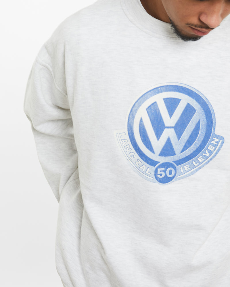 Vintage 90s Volkswagen Sweatshirt <br>M , The Real Deal , newtown, sydney, australia, thrift store, opshop, preloved, secondhand, sustainable, retro, antique, 70s, 80s, 90s, 2000s, 00s, fashion, clothing, streetwear, trendy, garment, style, boutique, store, shop, archive, sale, cheap, best, top