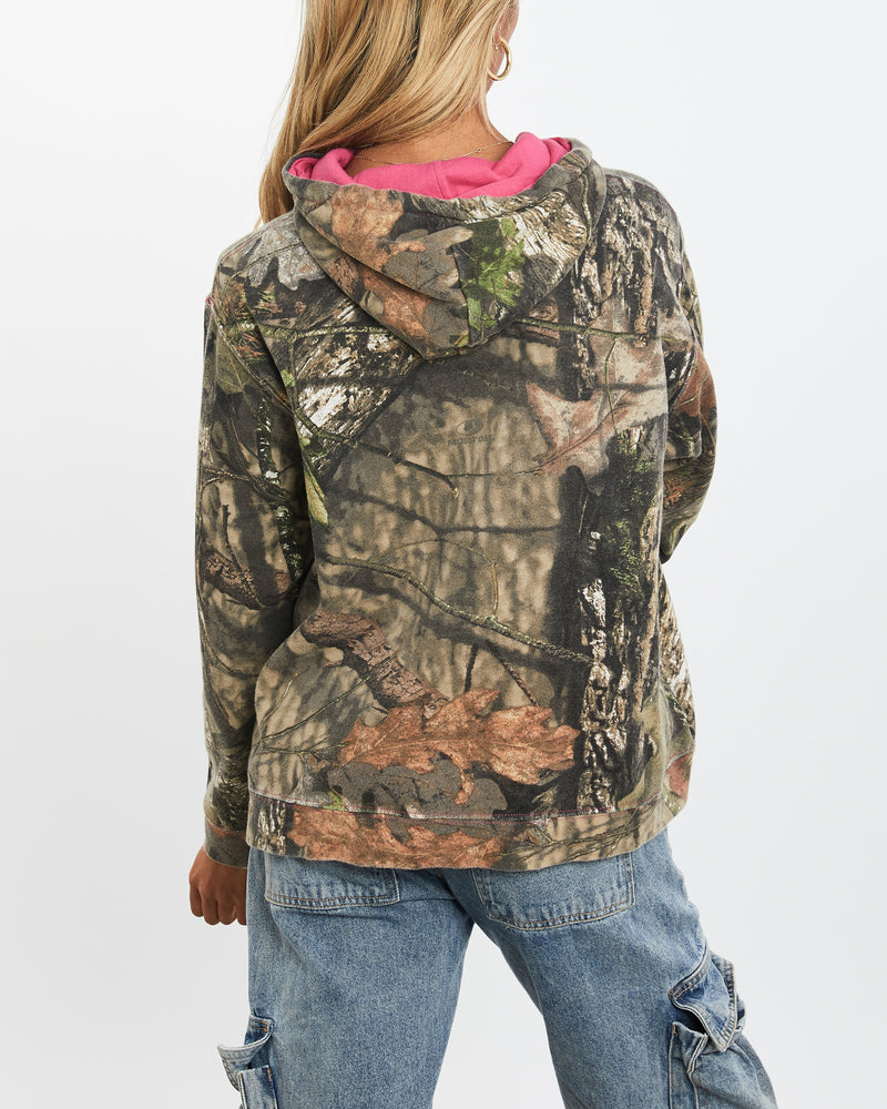 Vintage Mossy Oak Realtree Camo Hooded Sweatshirt <br>XS