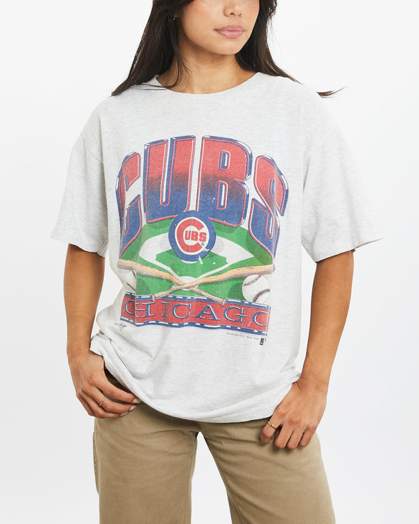 Vintage 1990 MLB Chicago Cubs Tee <br>S , The Real Deal , newtown, sydney, australia, thrift store, opshop, preloved, secondhand, sustainable, retro, antique, 70s, 80s, 90s, 2000s, 00s, fashion, clothing, streetwear, trendy, garment, style, boutique, store, shop, archive, sale, cheap, best, top