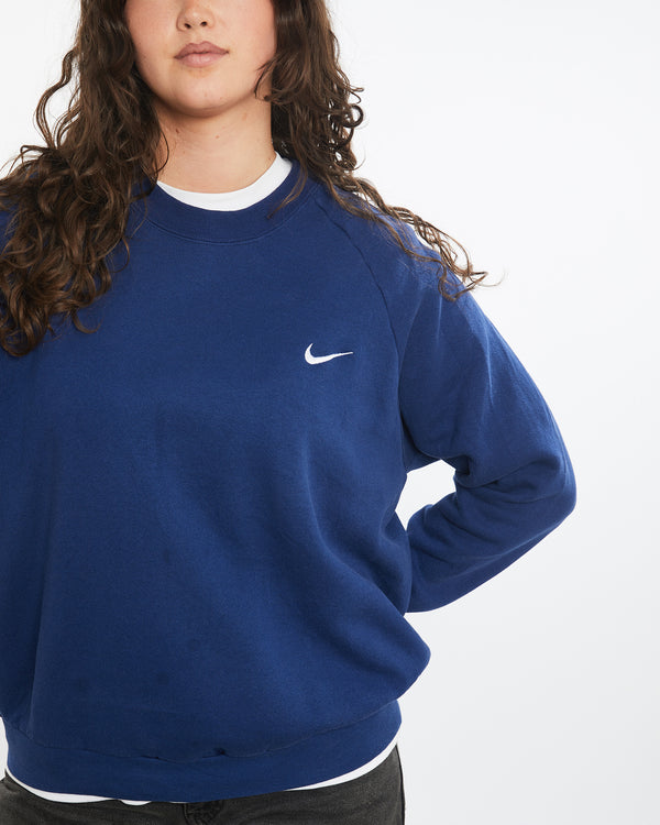 Vintage 90s Nike Sweatshirt <br>M , The Real Deal , newtown, sydney, australia, thrift store, opshop, preloved, secondhand, sustainable, retro, antique, 70s, 80s, 90s, 2000s, 00s, fashion, clothing, streetwear, trendy, garment, style, boutique, store, shop, archive, sale, cheap, best, top