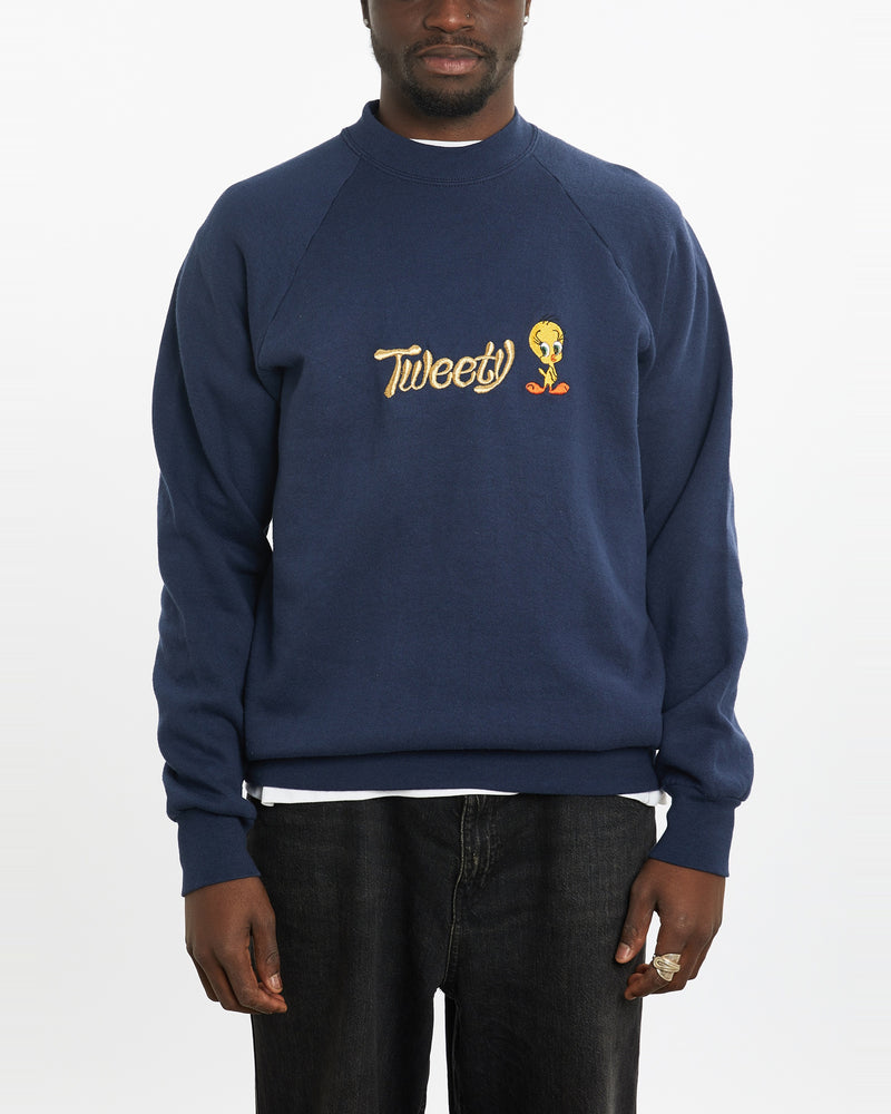 Vintage 90s Tweety Bird Looney Tunes Sweatshirt <br>M