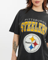 Vintage 1993 NFL Pittsburgh Steelers Tee <br>L , The Real Deal , newtown, sydney, australia, thrift store, opshop, preloved, secondhand, sustainable, retro, antique, 70s, 80s, 90s, 2000s, 00s, fashion, clothing, streetwear, trendy, garment, style, boutique, store, shop, archive, sale, cheap, best, top