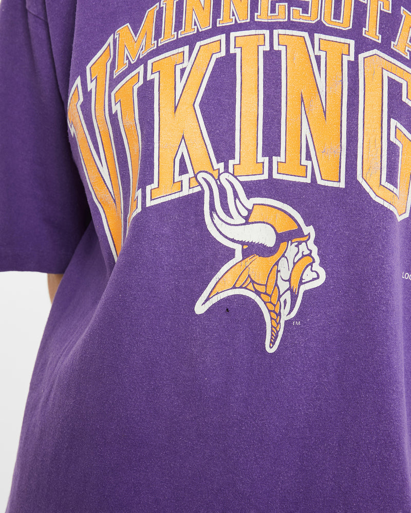 Vintage 90s NFL Minnesota Vikings Tee <br>L