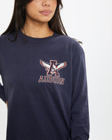 Vintage 80s NCAA Auburn Tigers 'War Eagle' Long Sleeve Tee <br>XS