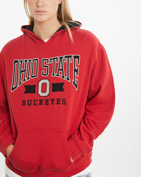 Vintage NCAA Ohio State Buckeyes Hooded Sweatshirt <br>M