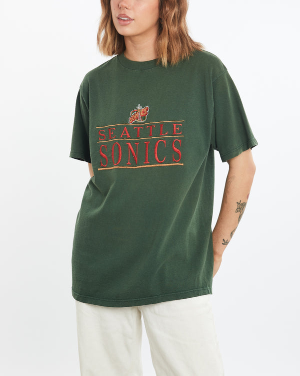 Vintage 90s NBA Seattle Supersonics Tee <br>M