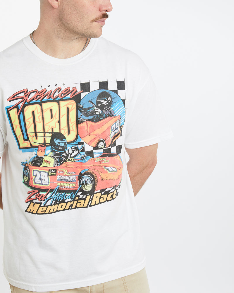 Vintage Spencer Lord Memorial Race Tee <br>L