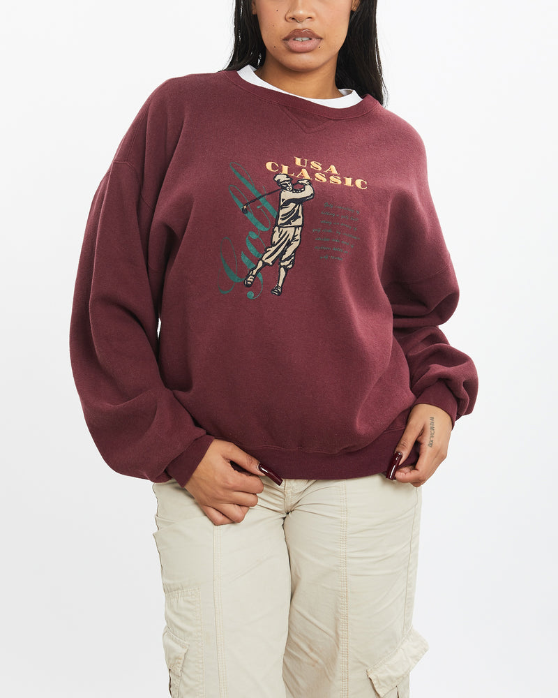 Vintage 90s USA Classic Golf Sweatshirt <br>S