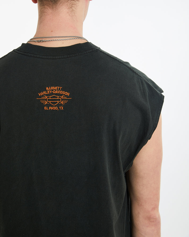 Vintage Harley Davidson Tank <br>XXL , The Real Deal , newtown, sydney, australia, thrift store, opshop, preloved, secondhand, sustainable, retro, antique, 70s, 80s, 90s, 2000s, 00s, fashion, clothing, streetwear, trendy, garment, style, boutique, store, shop, archive, sale, cheap, best, top