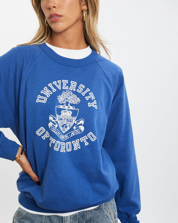 Vintage 80s University of Toronto Sweatshirt <br>XS , The Real Deal , newtown, sydney, australia, thrift store, opshop, preloved, secondhand, sustainable, retro, antique, 70s, 80s, 90s, 2000s, 00s, fashion, clothing, streetwear, trendy, garment, style, boutique, store, shop, archive, sale, cheap, best, top