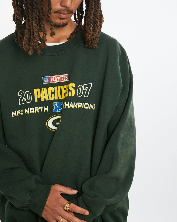 Vintage NFL Green Bay Packers Sweatshirt <br>L , The Real Deal , newtown, sydney, australia, thrift store, opshop, preloved, secondhand, sustainable, retro, antique, 70s, 80s, 90s, 2000s, 00s, fashion, clothing, streetwear, trendy, garment, style, boutique, store, shop, archive, sale, cheap, best, top