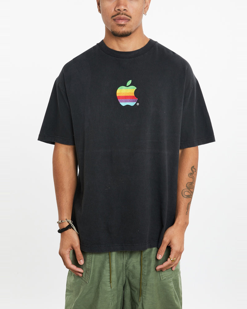 Vintage Apple Macintosh Tech Tee <br>XL , The Real Deal , newtown, sydney, australia, thrift store, opshop, preloved, secondhand, sustainable, retro, antique, 70s, 80s, 90s, 2000s, 00s, fashion, clothing, streetwear, trendy, garment, style, boutique, store, shop, archive, sale, cheap, best, top