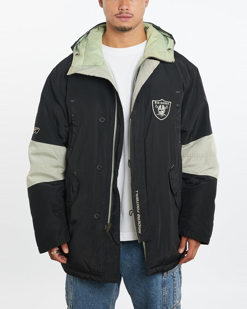 Vintage NFL Los Angeles Raiders Jacket <br>XXL , The Real Deal , newtown, sydney, australia, thrift store, opshop, preloved, secondhand, sustainable, retro, antique, 70s, 80s, 90s, 2000s, 00s, fashion, clothing, streetwear, trendy, garment, style, boutique, store, shop, archive, sale, cheap, best, top