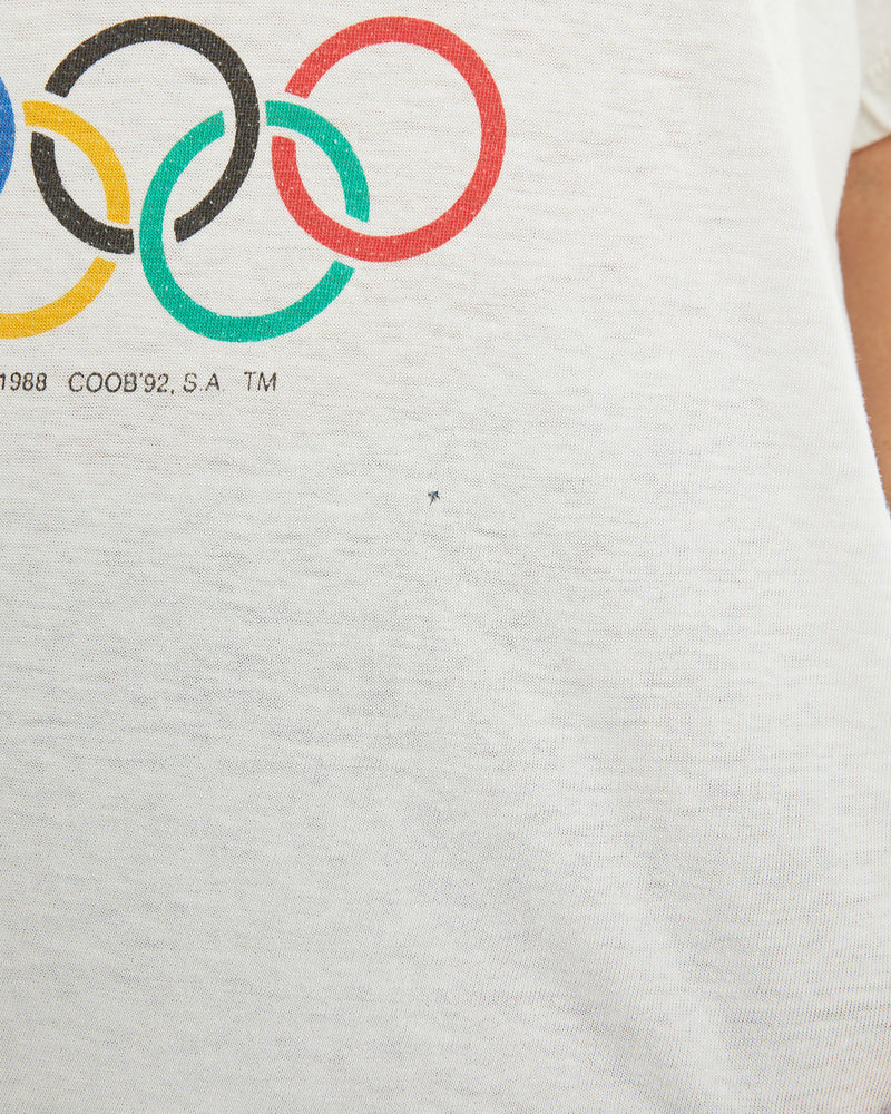 1992 Barcelona Olympics Tee <br>XS , The Real Deal , newtown, sydney, australia, thrift store, opshop, preloved, secondhand, sustainable, retro, antique, 70s, 80s, 90s, 2000s, 00s, fashion, clothing, streetwear, trendy, garment, style, boutique, store, shop, archive, sale, cheap, best, top