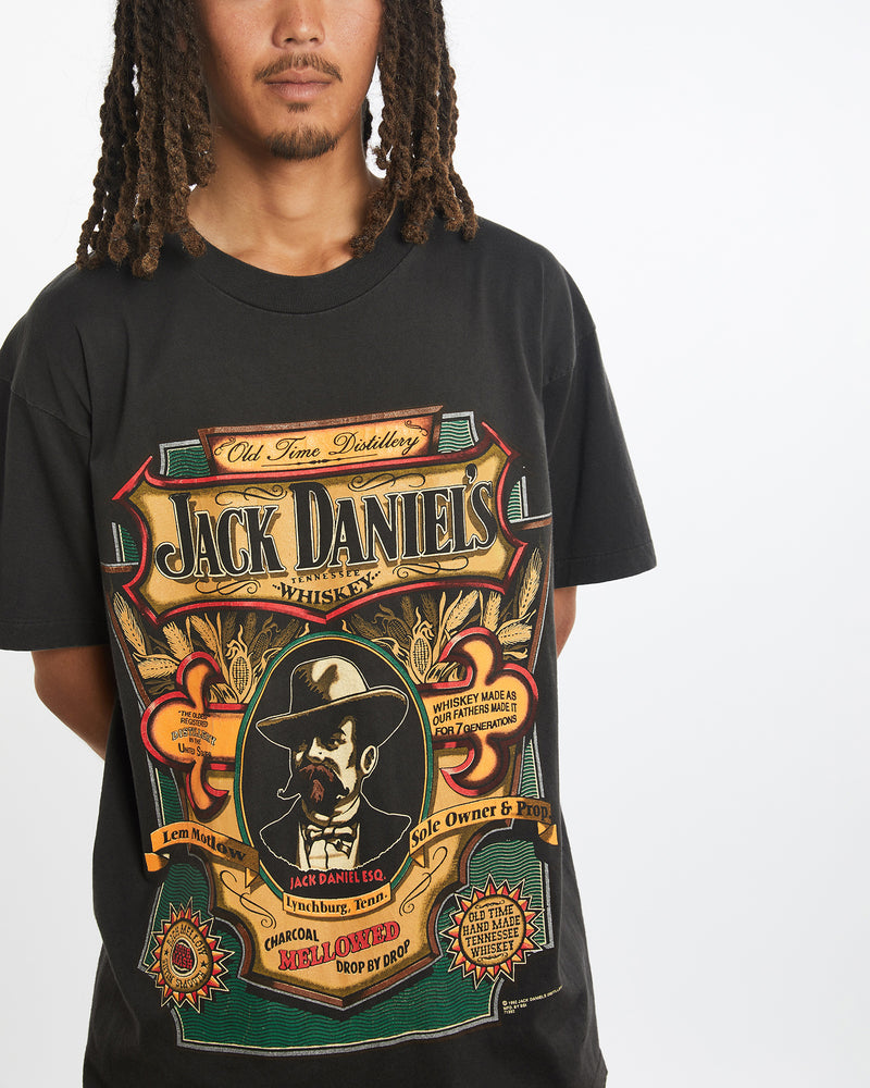 Vintage 1992 Jack Daniels Alcohol Tee <br>L