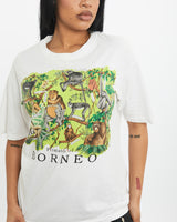 Vintage 90s Primates of Borneo Wildlife Tee <br>S