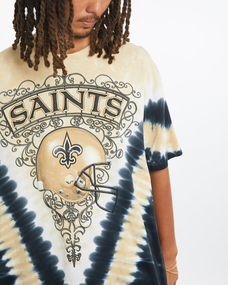 Vintage NFL New Orleans Saints Tie Dye Tee <br>XL