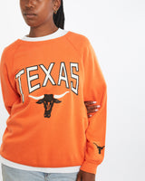 Vintage 80s NCAA Texas Longhorns Sweatshirt <br>M , The Real Deal , newtown, sydney, australia, thrift store, opshop, preloved, secondhand, sustainable, retro, antique, 70s, 80s, 90s, 2000s, 00s, fashion, clothing, streetwear, trendy, garment, style, boutique, store, shop, archive, sale, cheap, best, top