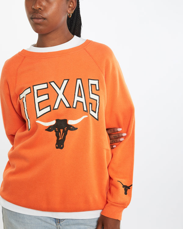 Vintage 80s NCAA Texas Longhorns Sweatshirt <br>M