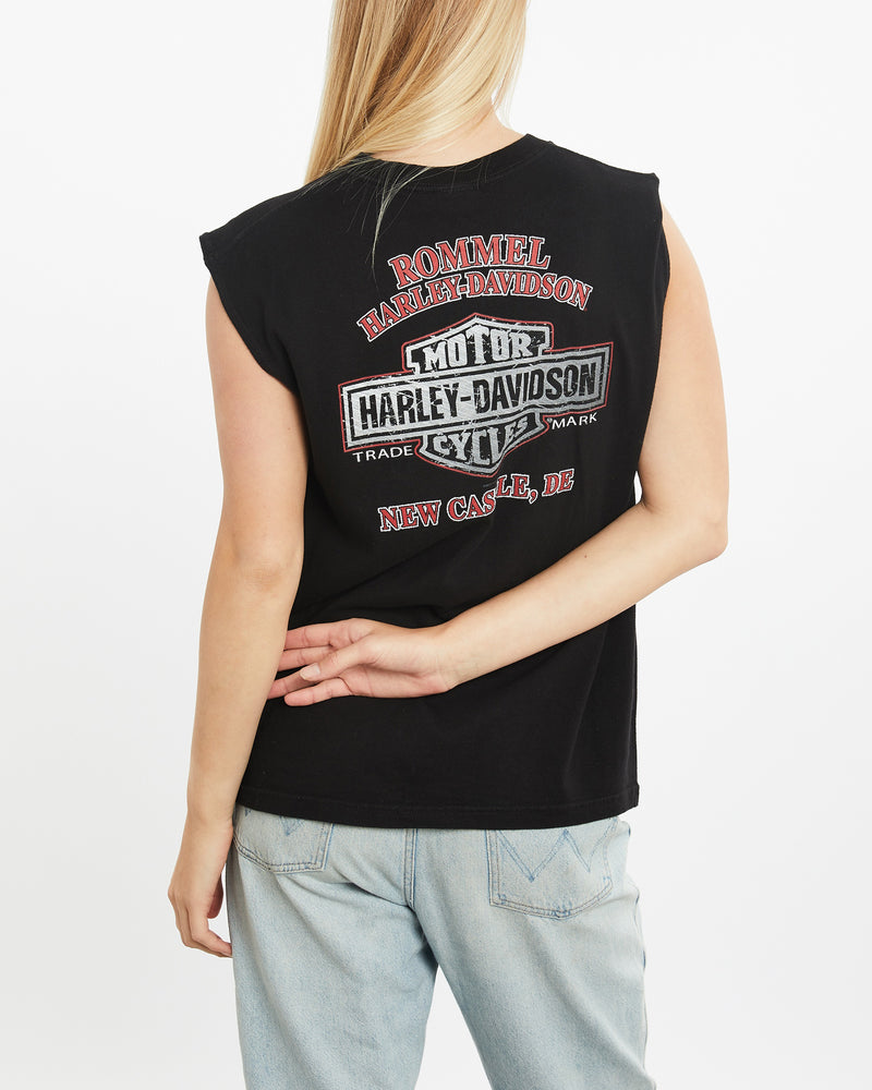 Vintage Harley Davidson Tank <br>M , The Real Deal , newtown, sydney, australia, thrift store, opshop, preloved, secondhand, sustainable, retro, antique, 70s, 80s, 90s, 2000s, 00s, fashion, clothing, streetwear, trendy, garment, style, boutique, store, shop, archive, sale, cheap, best, top