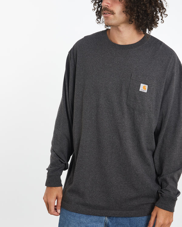 Vintage Carhartt Long Sleeve Pocket Tee <br>XXL