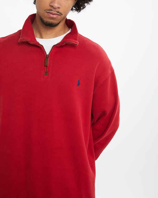 Vintage Polo Ralph Lauren Quarter Zip Sweater <br>L