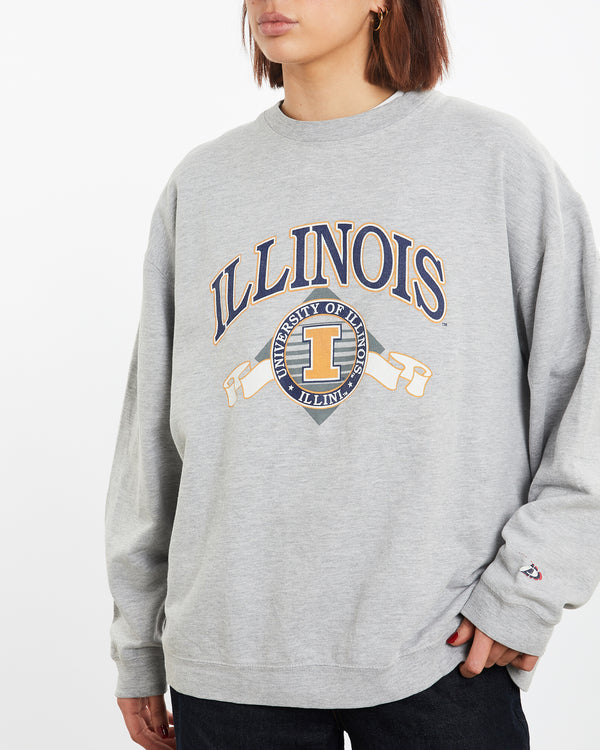 Vintage University of Illinois Sweatshirt <br>M