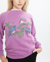 Vintage 80s Bird Wildlife Sweatshirt <br>XS