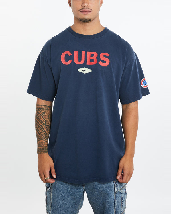 Vintage Nike MLB Chicago Cubs Tee <br>XL , The Real Deal , newtown, sydney, australia, thrift store, opshop, preloved, secondhand, sustainable, retro, antique, 70s, 80s, 90s, 2000s, 00s, fashion, clothing, streetwear, trendy, garment, style, boutique, store, shop, archive, sale, cheap, best, top