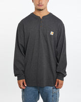 Vintage Carhartt Long Sleeve Henley Tee <br>XL