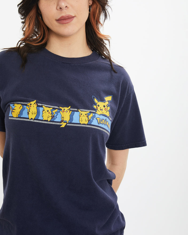 Vintage 90s Pokémon Pikachu Tee <br>M